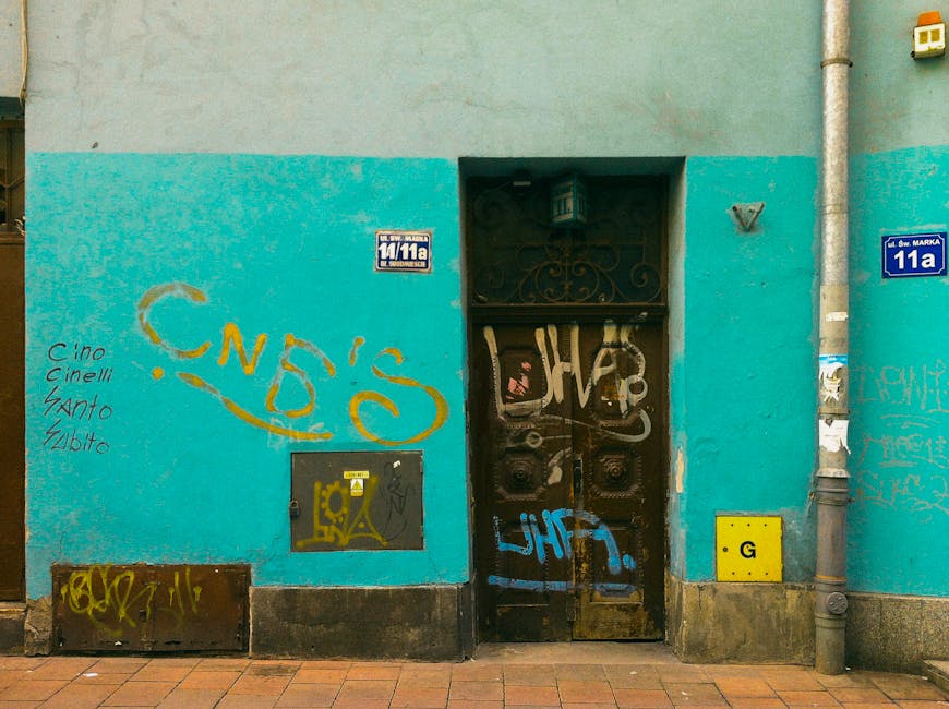 Urban wall representing our city location